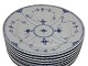 Musselmalet HalvblondeStor middagstallerken 25 cm. #571