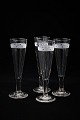 Fine, old mouth-blown champagne flute with fine decoration...
(3 pcs. in stock)