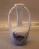 Art Nouveau 0193- 60 RC A Fish vase with 2 arms 24 cm pre 1923 painter no 99 Royal Copenhagen