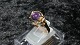 Elegant Ladies Ring with Purple Stone 14 Carat GoldSize 56