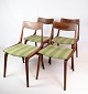 Four dining chairs, Model Boomerang, Alfred Christensen, teak, Slagelse Møbelfabrik, 1960