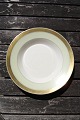 Dagmar with gold Danish porcelain, soup plates 24.5cms. 