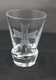 Frimurerglas, 
snapseglas 
dekoreret med 
slebne 
symboler, ...