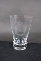 Danish freemason glasses, beer glasses for 
Syvstjernen in Aalborg, engraved with freemason 
symbols, on an edge-cutted foot