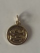Pisces zodiac sign Charms / Pendant in 14 carat gold
Height 16.10 mm