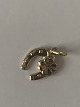 Horseshoe with four-leaf clover Charms / Pendant in 8 carat gold
Height 15.75 mm