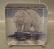 B&G 1300-6623 Greenland Tray with polarbear 12.4 x 12.4 cm B&G Porcelain