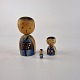 Kokeshi dukker
3 styk