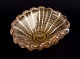 Murano, Italy.Large ribbed bowl in art glass.