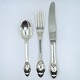 Evald Nielsen; Silver cutlery no. 6 for 8 persons, 24 pieces