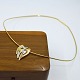 Georg Jensen; Fusion  necklace of 18k gold set with diamonds