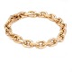 14kt gold anchor bracelet by Bræmer-Jensen, Denmark. L: 19,5cm. W: 51gr