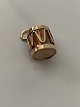 Charm for bracelet in 14 carat gold, stamped 585. Small drum.