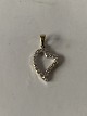 Gold Pendant Heart with stone in 14 Karat Gold