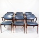 Six dining table chairs - Rosewood - Kai Kristiansen - Model 42 - 1960