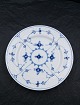 Blue Fluted plain Danish porcelain. Luncheon 
plates 21.5cms No 178