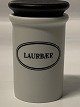 Eslau, Laurel spice jar. Height with lid 10.5 cm.
