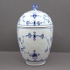 Royal Copenhagen, blue fluted porcelain; A lid vase #377