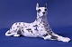 Porcelain figurine from Royal Copenhagen with a Dalmatian dog motif. Dec. no. 
1674