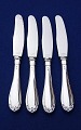 Danish silver flatware by W. & S. Sorensen. Set of 4 knives 20.3cm