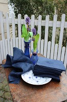 item no: Servietter blå nr.2