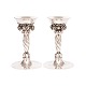 Pair of large Georg Jensen sterlingsilver Grape candle sticks 263B after 1945. 
H: 20,5cm