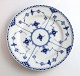 Royal Copenhagen. Blue fluted, half lace. Plate. Model 573. Diameter 19 cm. (3 
quality)