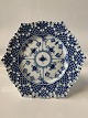 Blue Fluted Full Lace, Double Lace Lunch Plate.
Decor. No. 636. 21 cm.