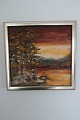 Stig Sander painting
About 24cm x 24cm incl. the frame
Stig Sander: 1945-2012, Denmark
The price is per item
In a very good condition