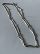 Georg Jensen sterling silver Necklace, No 175 Astrid Fog.Length 101 cm.
