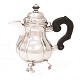 Small Danish Baroque silver coffee pot by Jens Kieldsen Sommerfeldt, Aalborg, 1726-67. H: 15cm. W: 284gr