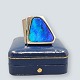 Ring i 18 kt. hvidguld med opal