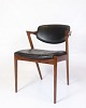 Dining chair - Model 42 - Teak & Black Leather - Kai Kristiansen - Schou 
Andersen - 1960s
Great condition
