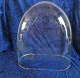 Oval glass dome or glass globe, suitable for display. H 41cm