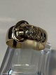 Statement ring with diamond, 18 carat
Size: 69