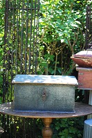 vare nr: Blåt træ skrin