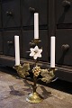 Decorative French 19th century church candlestick with space for 3 candles…