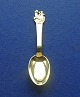 Little Claus and Big Claus child's spoon in Danish 

gold-plated  solid silver