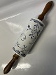 Rolling pin Blue Fluted faience with wooden handle.Length 41 cm.