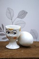 Gammelt æggebægre fra 30érne i porcelæn med bemalet ...