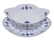 Musselmalet Riflet Hotel porcelænSovseskål med tyk kant fra 1923-1928