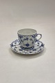 Royal Copenhagen Musselmalet Helblonde Kaffekop og ...