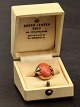 Georg Jensen 14 karat guld ring #213 med koral