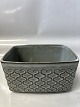 Bing & Grondahl / Nissen, Cordial stoneware, Butter box without lid.Measures 6.5 x 12 cm.