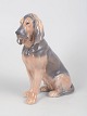 L'Art præsenterer: Royal Copenhagen blodhund figur.