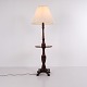 Original Mahogany Standard Lamp with Integrated Table ...