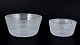 Oiva Toikka for Iittala Kastehelmi, sæt af to skåle.