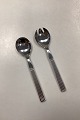 Georg Jensen Bernadotte Sterling Sølv / Stål Salat Sæt ...