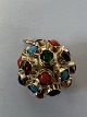 Antik Huset presents: Ball with stone Charms / Pendant in 14 caratHeight 22.0 mm
