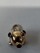Kugle med sten Charms / Vedhæng i 14 karat Højde 15,42 mm